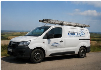 Professional aerial service vehicle in Cornwall